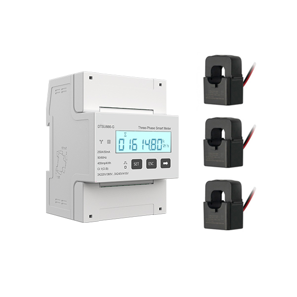 Medidor bidireccional V2C + 3 pinzas 120 A (trifásico)