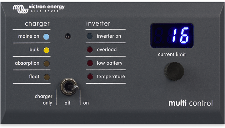 Victron Digital Multi Control 200/200A GX (90º RJ45)