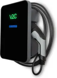 Cargador V2C Trydan Bidireccional con Protecciones Cable T2 5M